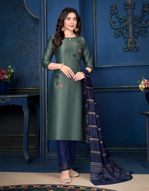 Lily And Lali Muskan 3 Exclusive Wear Silk Designer Readymade Suit